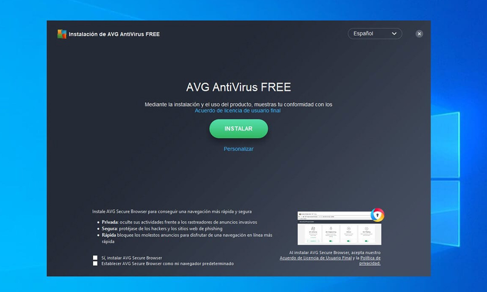 Phần mềm AVG Antivirus Free diệt virus