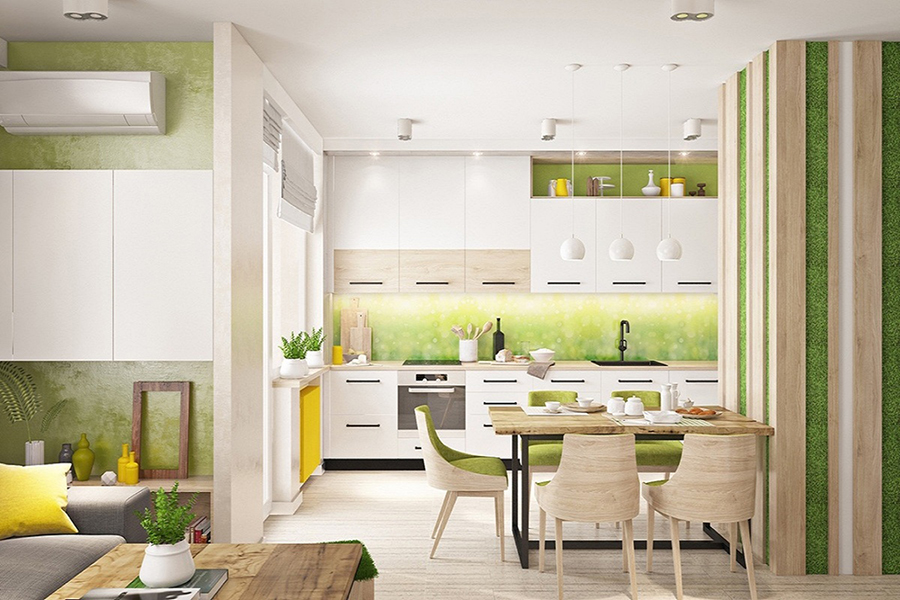 Màu sắc thiết kế của nhà bếp ảnh hưởng đến phong thủy và thẩm mỹ của căn bếp